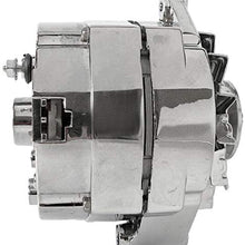 Db Electrical Adr0336-C Alternator Chrome Compatible With/Replacement For Chevrolet General Motors 110 Amp 3-Wire Setup 65, 67-85, Low Cut-In For Higher Charge Rate