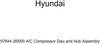 Genuine Hyundai 97644-3R000 A/C Compressor Disc and Hub Assembly