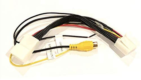 Add Aftermarket Backup Reverse Camera to Factory OEM Display/Nav Car Stereo Radio 16 Pin Wire Harness for Some Toyota/Scion Vehicles - See Compatible Vehicles Below