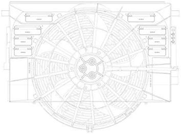 HELLA (351041301) Radiator Fan