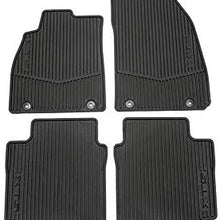 GM Accessories 22757756 Front and Rear All-Weather Floor Mats in Jet Black with XTS Logo