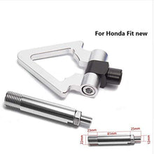 Epmn Sport Japan Model Car Auto Trailer Tow Hook Ring Eye Towing Front Rear Aluminum for Honda FIT New TR-RTHLPH005 (Red)