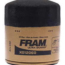 FRAM Ultra Synthetic Automotive Replacement Oil Filter, Designed for Synthetic Oil Changes Lasting up to 20k Miles, XG12060 with SureGrip (Pack of 1)