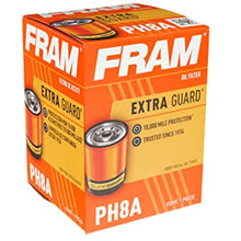 FRAM Extra Guard PH8A, 10K Mile Change Interval Spin-On Oil Filter