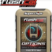 BRAND NEW SUPERCHIPS FLASHCAL F5 IN-CAB TUNER,GASOLINE,COMPATIBLE WITH 2007-2018 JEEP JK WRANGLER