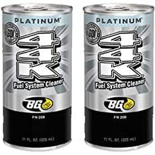 4 cans of New BG 44K Platinum