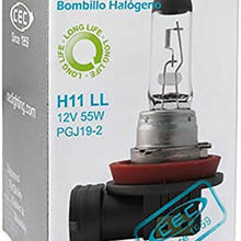 CEC Industries, Ltd. H11 55W LL Clear White Halogen Bulb