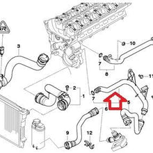BMW e46 e53 e83 Water Pipe Water Hose to Engine Block GENUINE