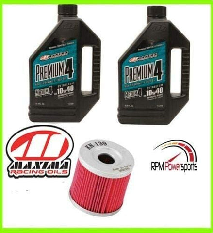 RPM Suzuki DR-Z 400 2000–2004 Maxima Premium 4-Stroke Oil 10W-40 OiI KIT