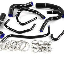 Silicone Radiator Heater Hose Kit Clamps For MAZDA MIATA MX5 1.8L 1994 1995 1996 1997 Black