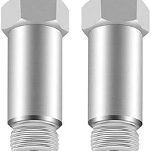 YANWEN 2PCS Defouler Straight M18 x 1.5 For O2 Oxygen Sensor Lambda Sensor Fitting Bung
