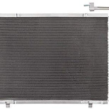 Rareelectrical NEW A/C CONDENSER COMPATIBLE WITH FORD FIESTA SE 1.0L L3 2014-2017 D2BZ-19712-D FO3030254