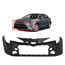 BUMPERS THAT DELIVER - Primered, Front Bumper Cover Fascia for 2020 2021 Toyota Corolla L LE XLE 20 21, TO1000459