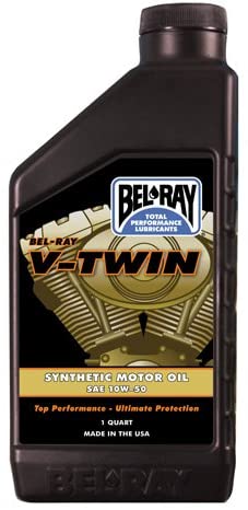 BEL-RAY V-TWIN SYNTH ENGINE OIL 10W-50 (QT), Manufacturer: BEL-RAY, Manufacturer Part Number: 96915-BT1QB-AD, Stock Photo - Actual parts may vary.