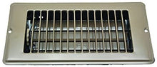 AP Products 013-626 RV Air Conditioners Floor Register 4" x 8" Brown Dampered Metal