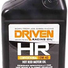 Driven Racing Oil 03806 HR-5 High Zinc Conventional 10w-40 Quart, 32. Fluid_Ounces