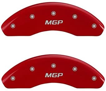 MGP Caliper Covers 20218SMGPRD Red Powder Coat Finish 