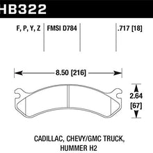 Hawk Performance HB322P.717 SuperDuty Brake Pad