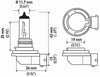 HELLA H11LL Life-55W Long Life Bulb, 12V, 55W