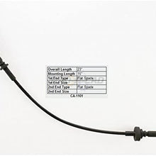 Pioneer CA-1101 Transmission Shift Cable