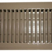 AP Products 013-630 RV Air Conditioners Floor Register 4 x 12 Brown Dampered Metal