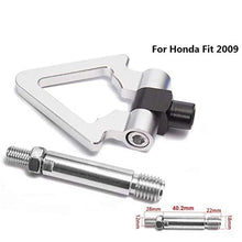 EPMAN Japan Model Car Auto Trailer Tow Hook Ring Eye Towing Front Rear Aluminum for Honda Fit 2009 TR-RTHLPH002 (black)