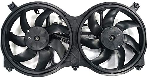 Dual Radiator and Condenser Fan Assembly - Compatible with 2013-2017 Nissan Pathfinder