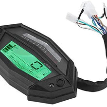 XinQuan Wang Speedometer Modified Digital LCD Liquid Meter for Motorcycle Electronic Odometer Suitable for K-a-w-a-s-a-k-i Z1000 Auto Gauge