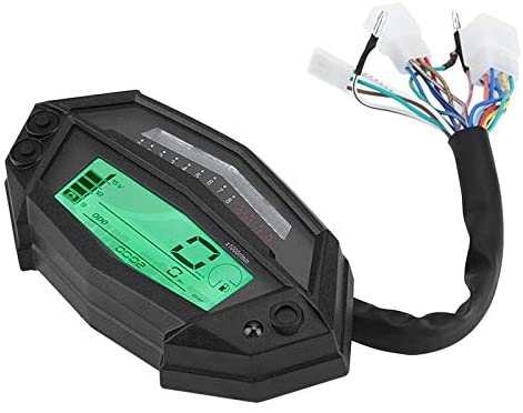 XinQuan Wang Speedometer Modified Digital LCD Liquid Meter for Motorcycle Electronic Odometer Suitable for K-a-w-a-s-a-k-i Z1000 Auto Gauge