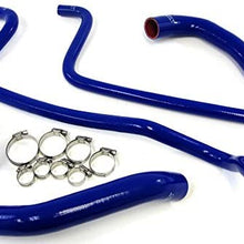 HPS 57-1292-BLUE Blue Silicone Radiator Coolant/Heater Hose Kit