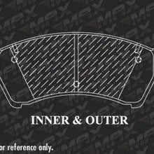 Max Brakes Front Carbon Metallic Performance Disc Brake Pads TA062051 | Fits: 2007 07 2008 08 2009 09 Lincoln MKZ
