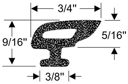 Steele Rubber Products Boat Compartment and Hatch Seal - Sold and Priced by The Foot 70-3904-345