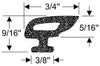 Steele Rubber Products Boat Compartment and Hatch Seal - Sold and Priced by The Foot 70-3904-345