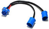 iJDMTOY (2) 9007 HB5 2-Way Merge Wires For Aftermarket Headlight Retrofit Conversion Use (1-Female 2-Male)