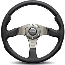 Momo RCE35BK1B Race 350 mm Leather Steering Wheel,Black