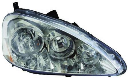 Depo 317-1143P-US1 Acura RS-X Chrome Headlight Unit Set