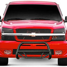 Black Horse Max T Bull Bar Black Textured MBT-MG703 Compatible with 1999-2006 Chevy Silverado/GMC Sierra (Include 07"Classic 1500LD)
