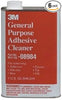 3M 08984 General Purpose Adhesive Remover & Cleaner, Quart, 6-Pack