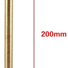140mm Brass Auto Tire Valve Extension Adaptor, Air Tyre Stem Extender Inflation Stright Bore for Motorcycle, Bike, Mower and Scooter(200mm)