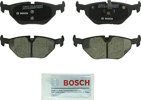 Bosch BC763 QuietCast Premium Ceramic Disc Brake Pad Set For Select BMW 318i, 318is, 323i, 325Ci, 325i, 325xi, Z4; Saab 9-5; Rear