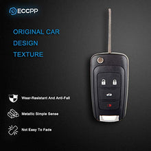 ECCPP Replacement fits for Uncut Keyless Entry Remote Key Fob 2010-2016 Chevrolet Camaro/Chevrolet Cruze/Chevrolet Equinox/Chevrolet Malibu OHT01060512 (Pack of 2)