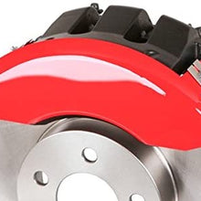 MGP Caliper Covers 32016SMOPRD Red Brake Covers Fits 2011-2019 Chrysler 300 (Dual Piston Front Caliper) Engraved with Mopar (Front/Rear Covers; Set of 4)