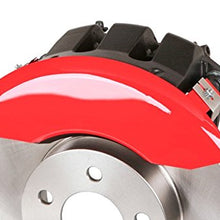 MGP Caliper Covers 12193SDGORD Durango ll Engraved Caliper Cover with Red Powder Coat Finish and Silver Characters, (Set of 4)