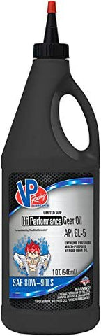 VP Racing Fuels VPF2895 1 Pack 80W90 HI-Perf GearOil GL-5 1 Qt