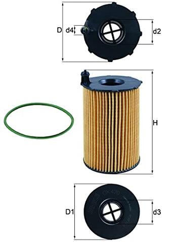 MAHLE OX 420D ECO Engine Oil Filter