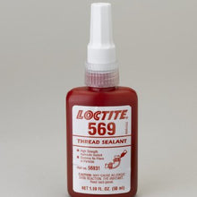 Loctite 569 Threadlocker - Brown Liquid 50 ml Bottle - Tensile Strength 24 psi [PRICE is per BOTTLE]