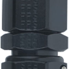 Fragola 100106-BL Black Hose Fitting #6Straight