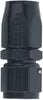 Fragola 100106-BL Black Hose Fitting #6Straight
