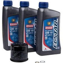 Suzuki ECSTAR R9000 10W-40 Full Synthetic Oil Change Kit for Suzuki V-Strom 650 DL650 2005-2009