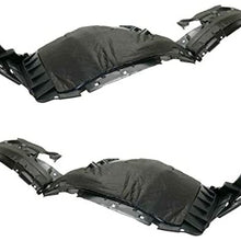 Koolzap For 17-19 Rogue Front Splash Shield Inner Fender Liner w/Insulation SET PAIR
